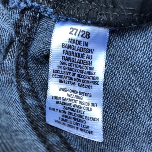 3/$20🌸 Aeropostale Skinny Frayed Hem Jeans - Picture 6 of 7